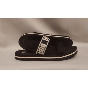 UGG Girls Boys Black & White Zuma Slings Sandals Slip-Ons Size 5